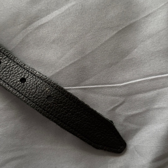 Harley-Davidson Black Leather Belt with Silver Accents - Picture 5 of 6